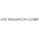 Le texte « KATE THOMPSON-GORRY » se détache élégamment sur un fond blanc immaculé. Limbus Studio