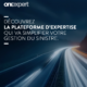 Autoroute de nuit avec sentiers lumineux, texte français faisant la promotion de LORKA, une plateforme d'expertise en gestion de sinistres. Découvrez-en plus sur lorkabrode.com. Limbus Studio