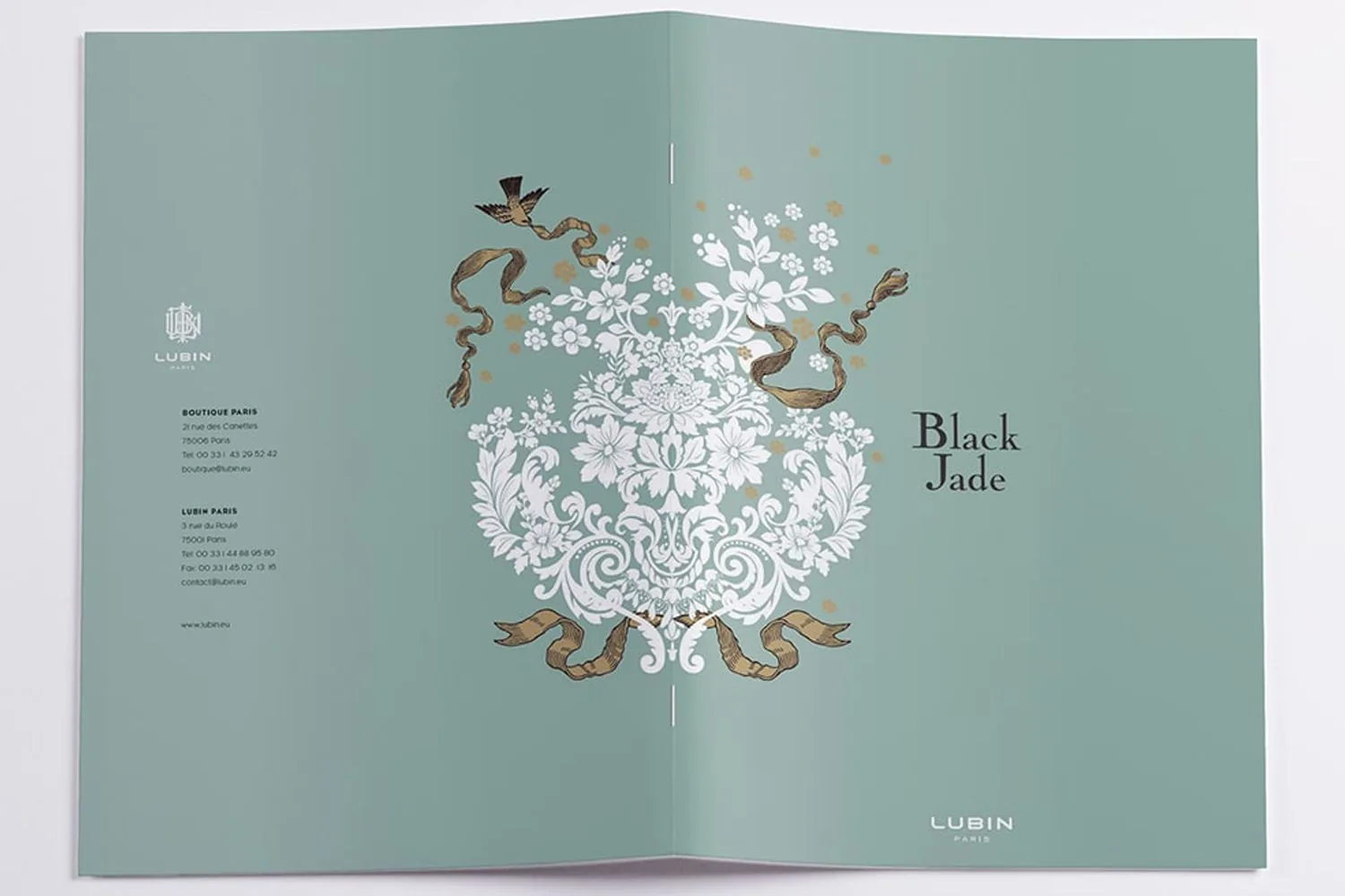 Lubin Paris : brochure Black Jade