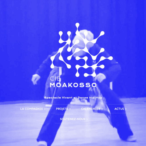 Site de la compagnie de danse hip-hop Moakosso