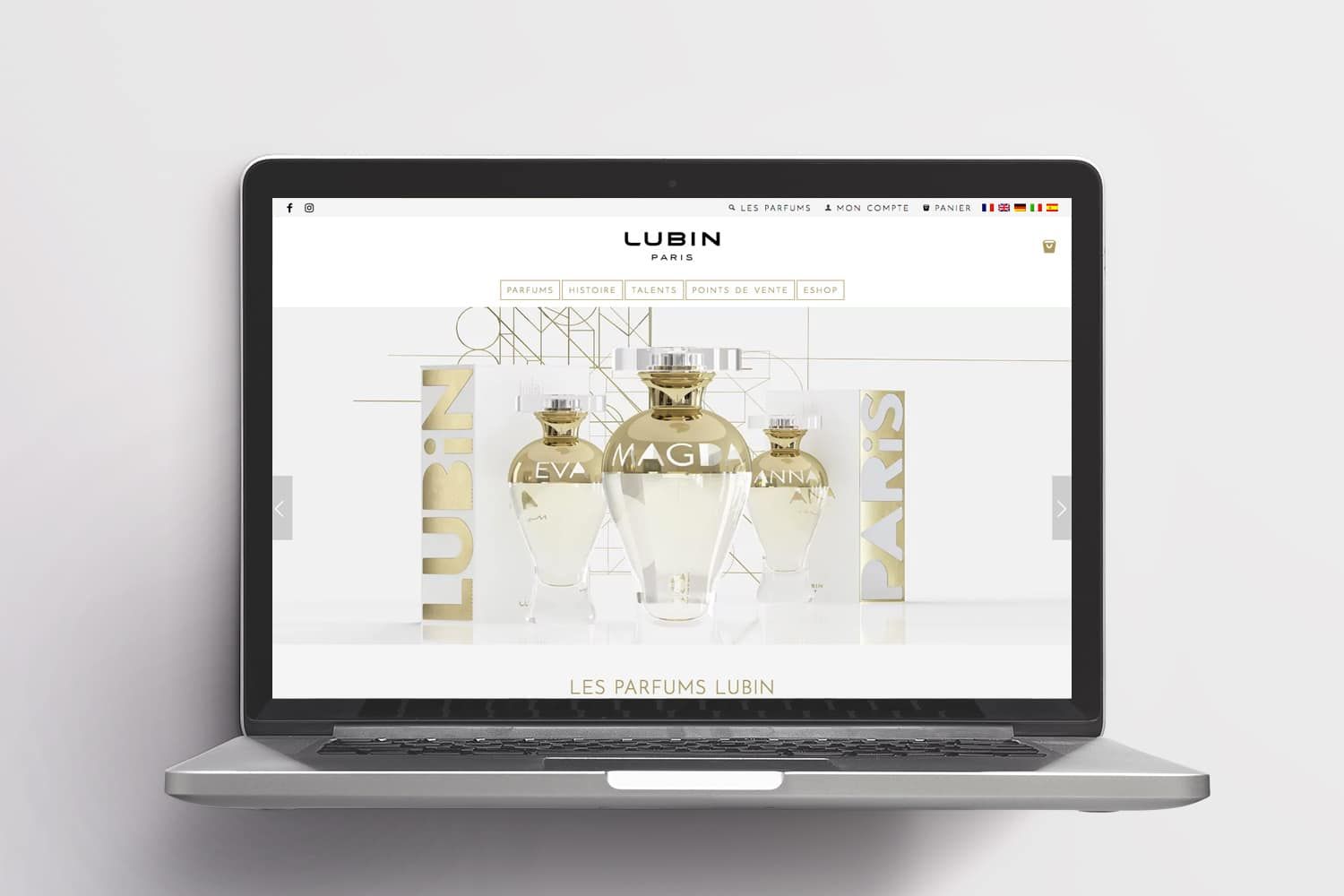 Lubin Paris, parfumeur : boutique en ligne haut de gamme