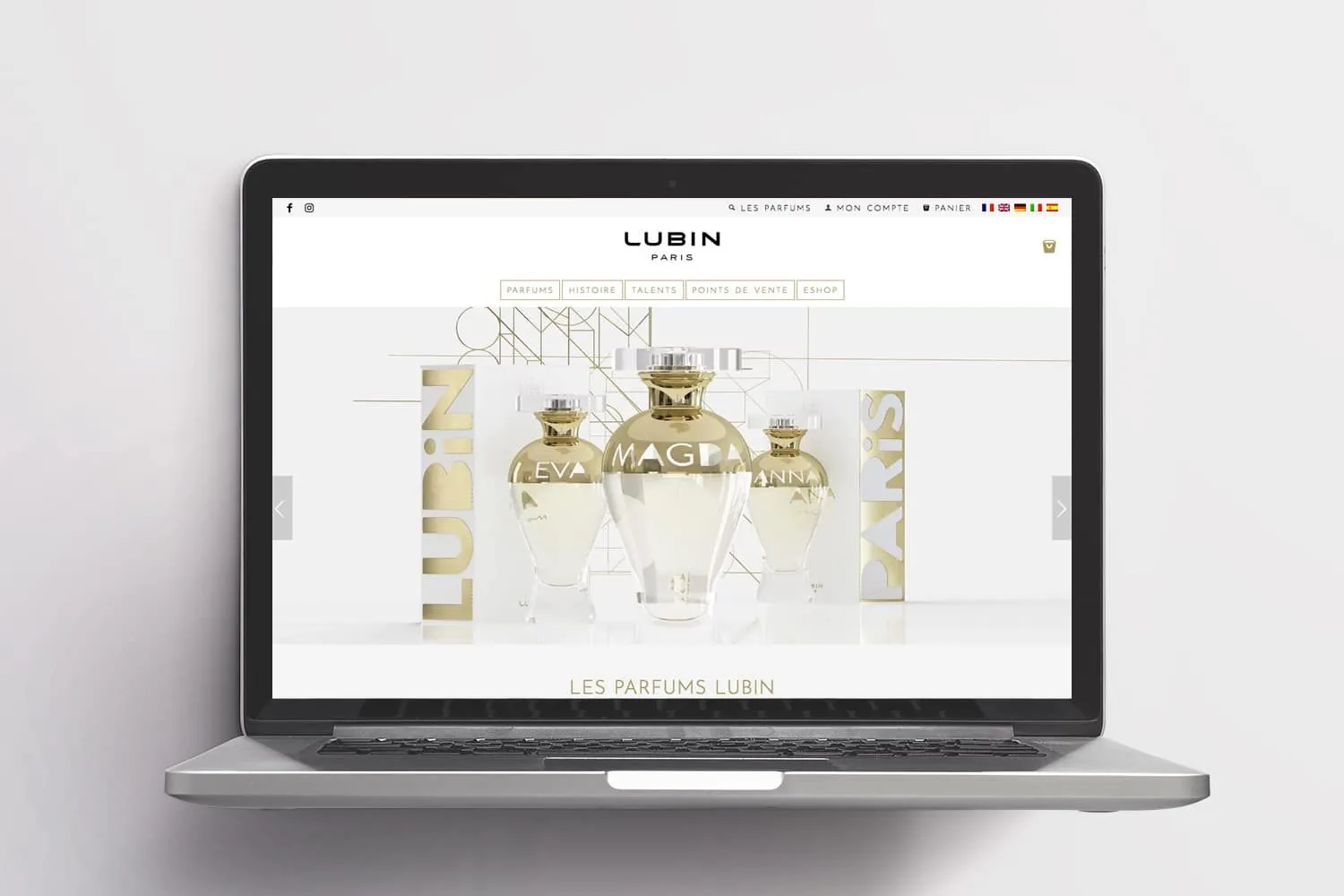 Lubin Paris, parfumeur : boutique en ligne haut de gamme