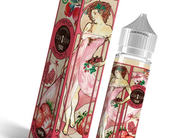 Packaging e-liquide Curieux - Edition 1900 - emballage