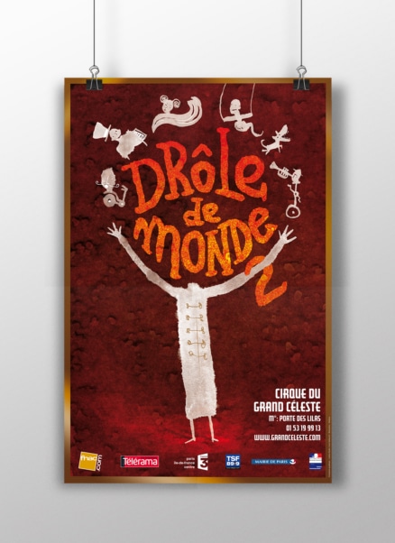 Drôle de monde 2 - Conception graphique