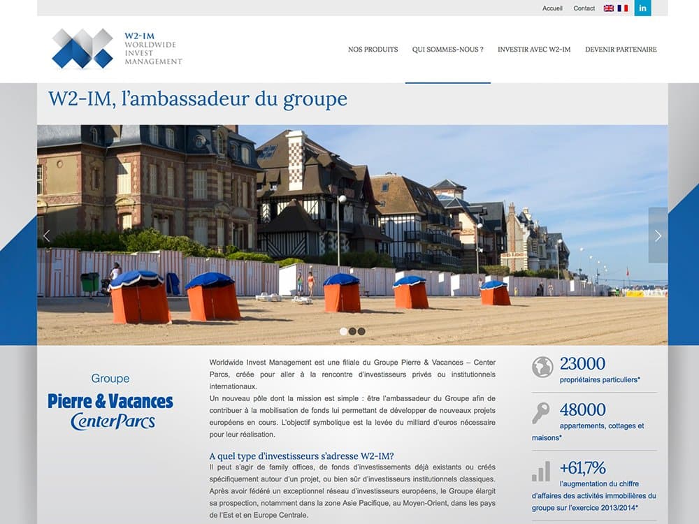Vivez une escapade balnéaire ultime dans notre hôtel, avec des transats colorés qui offrent le cadre idéal pour se détendre. Découvrez-en plus grâce à notre superbe design Web, conçu avec précision à l'aide de WordPress et animé par l'expertise de l'agence Pierre & Vacances Center Parcs. Limbus Studio