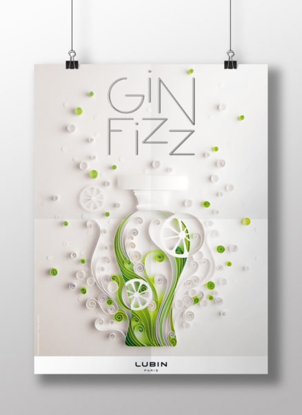 Gin Fizz - Quilling