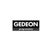 Logo noir et blanc avec le texte « Programmes GEDEON ». Limbus Studio